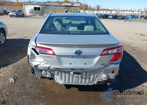 2013 Toyota Camry Hybrid Le из США, поврежденный, VIN 4T1BD1FK1DU065123